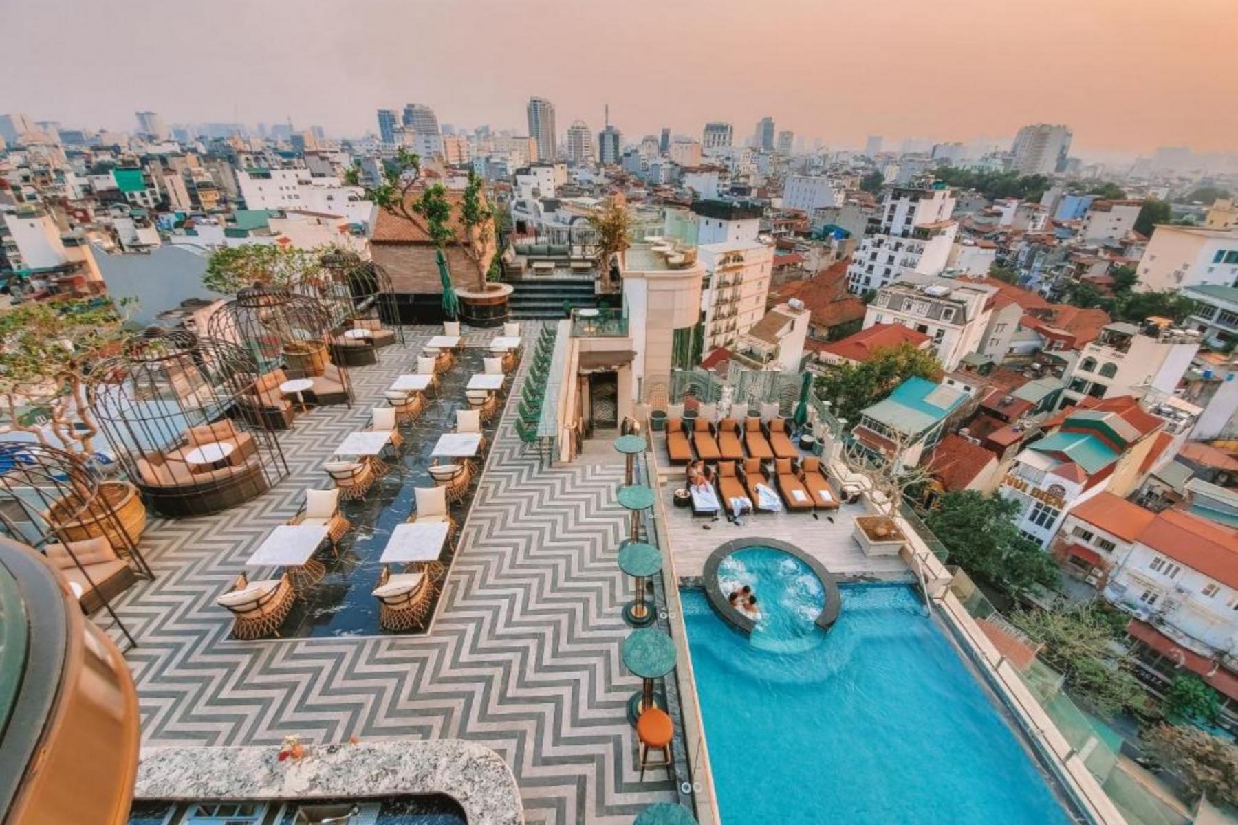 Peridot Grand Luxury Boutique Hotel nhìn từ trên cao