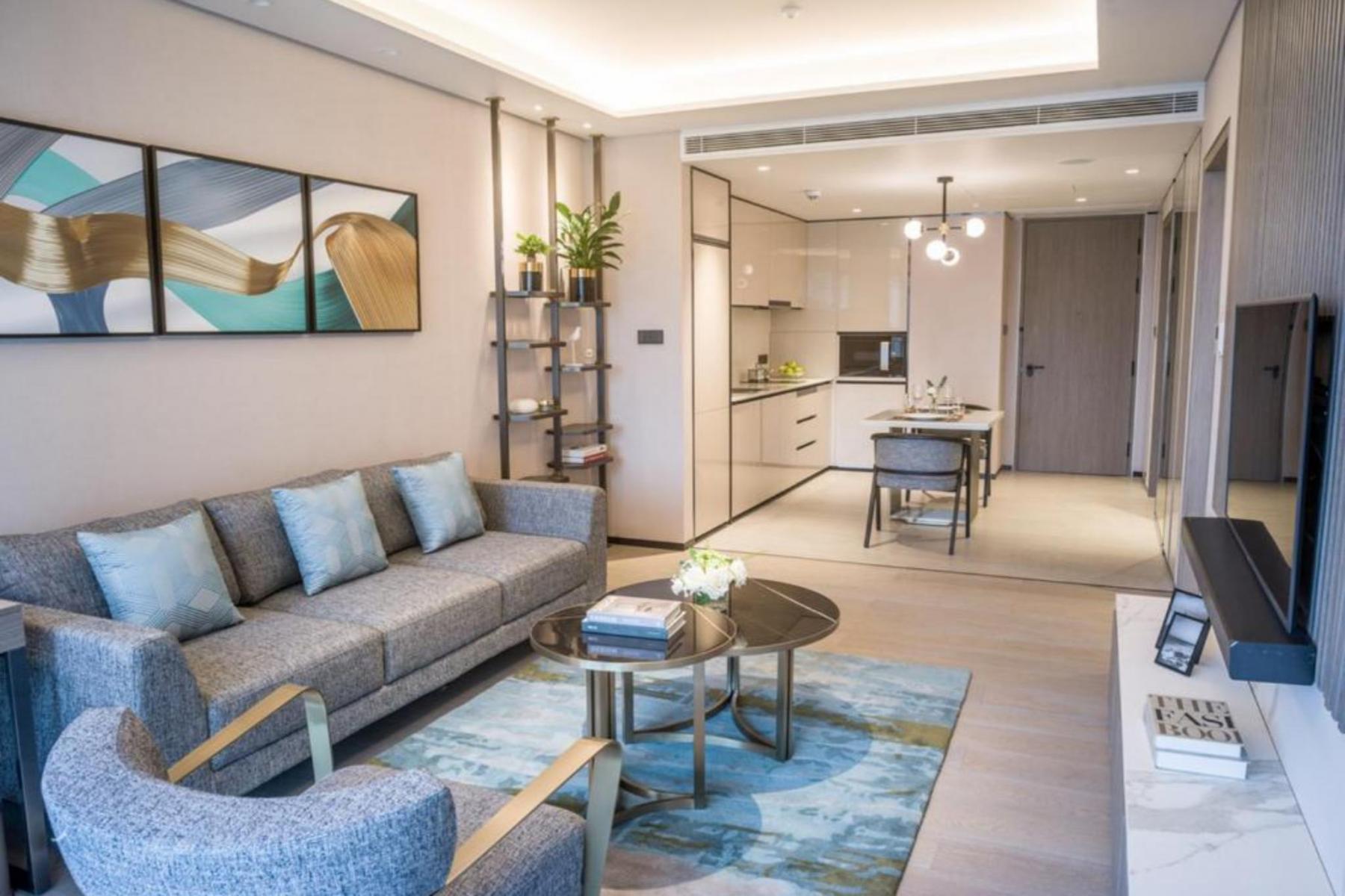 không gian nghỉ dưỡng của Fraser Residence Hanoi 