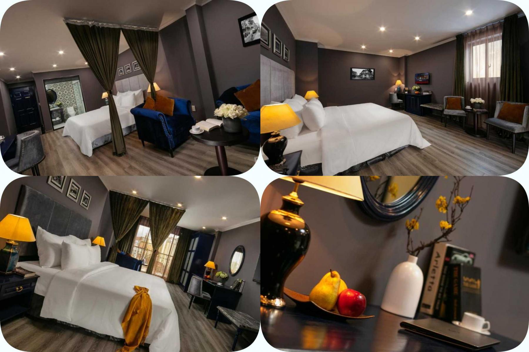 Không gian phòng Matilda Vip ban công của Matilda Boutique Hotel & Spa 