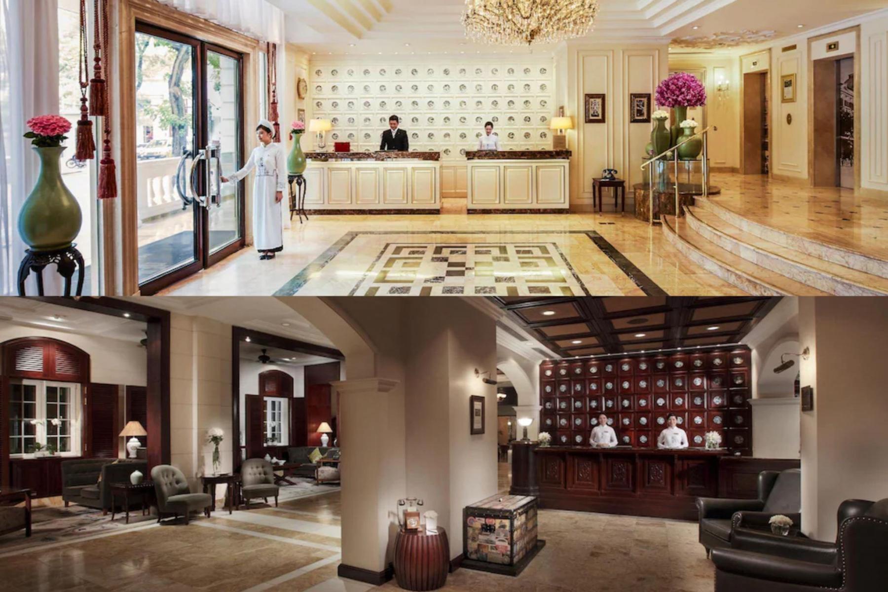 sảnh của Sofitel Legend Metropole Hanoi