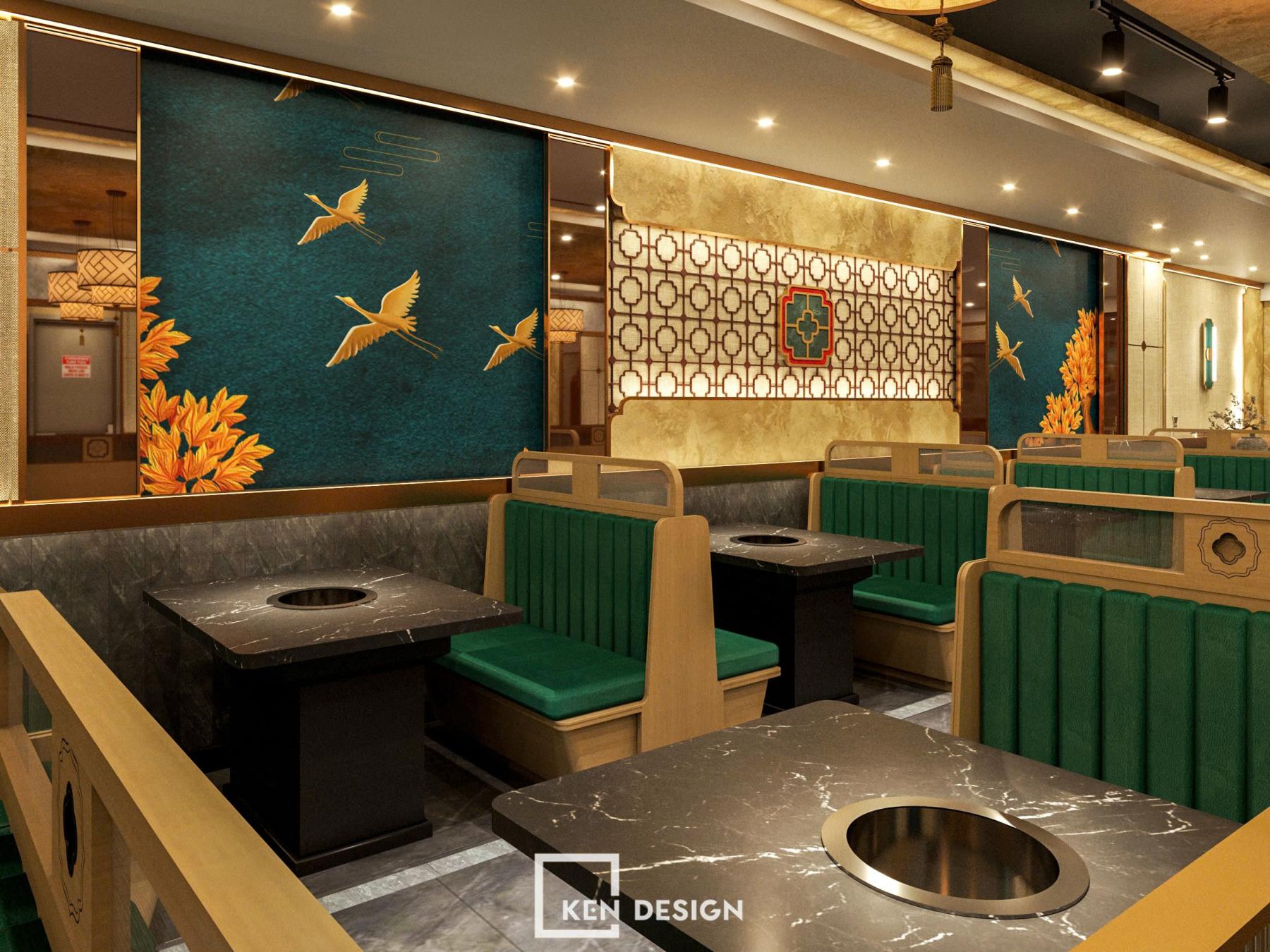 Khoảng đệm đ&oacute;n kh&aacute;ch: Rộng đến 1850mm gi&uacute;p kh&aacute;ch kh&ocirc;ng cảm thấy chật chội ngay từ khi bước v&agrave;o cửa, tạo ấn tượng chuy&ecirc;n nghiệp ngay lập tức.