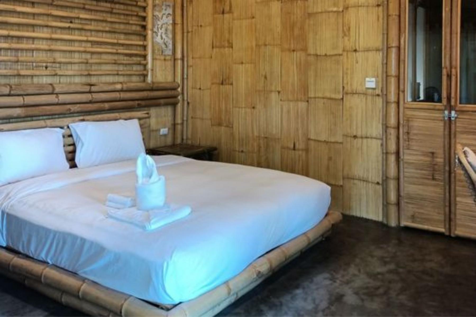 Mẫu thiết kế phòng homestay giá rẻ kiểu nhà tre