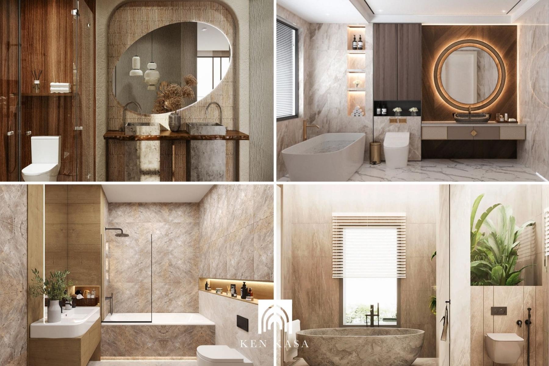 Báo giá thiết kế nội thất phòng tắm – vệ sinh