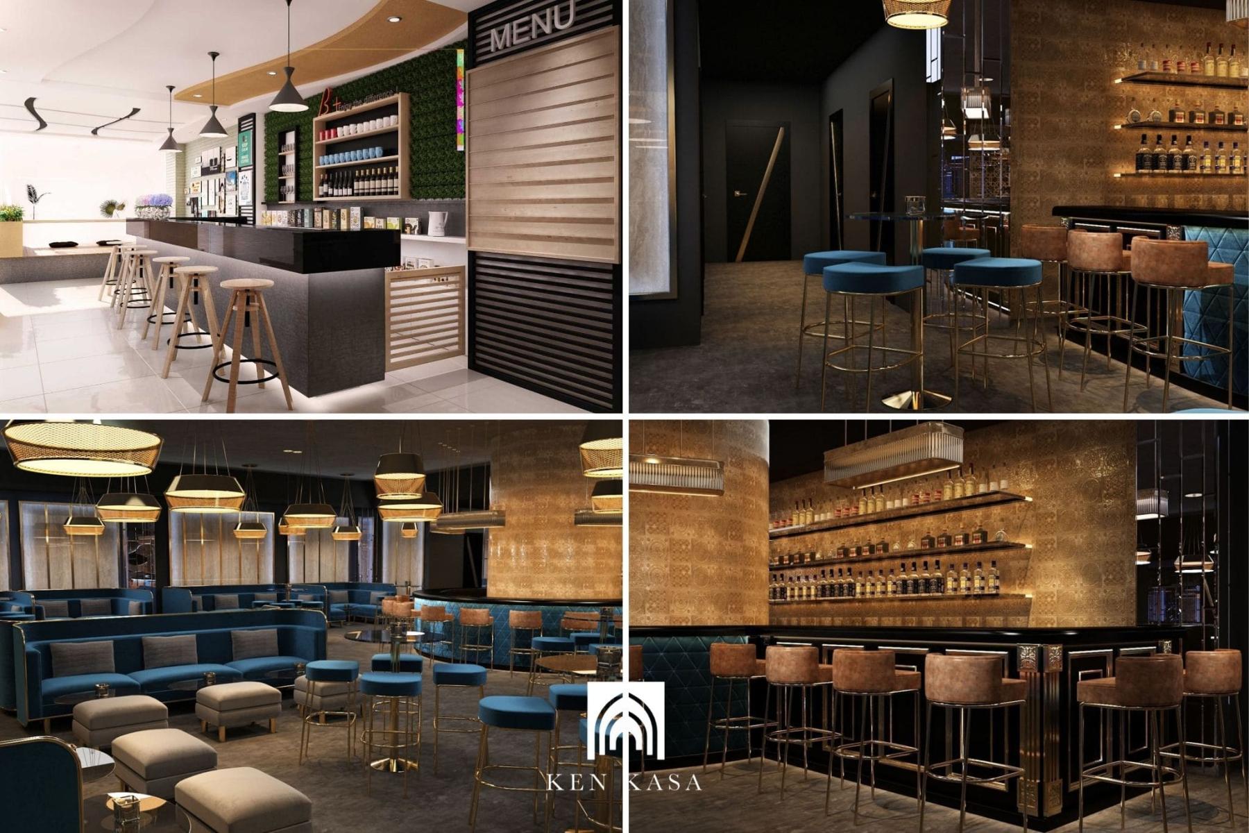 Thi công nhà hàng và quầy bar