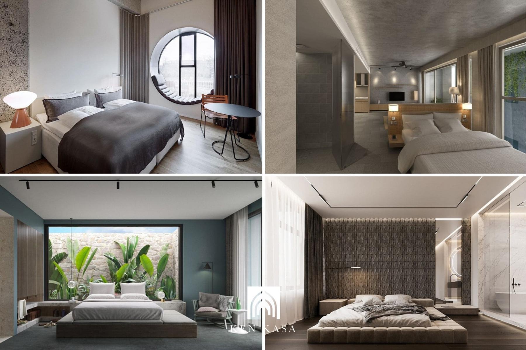 Thiết kế khách sạn đẹp theo phong cách tối giản cao cấp 