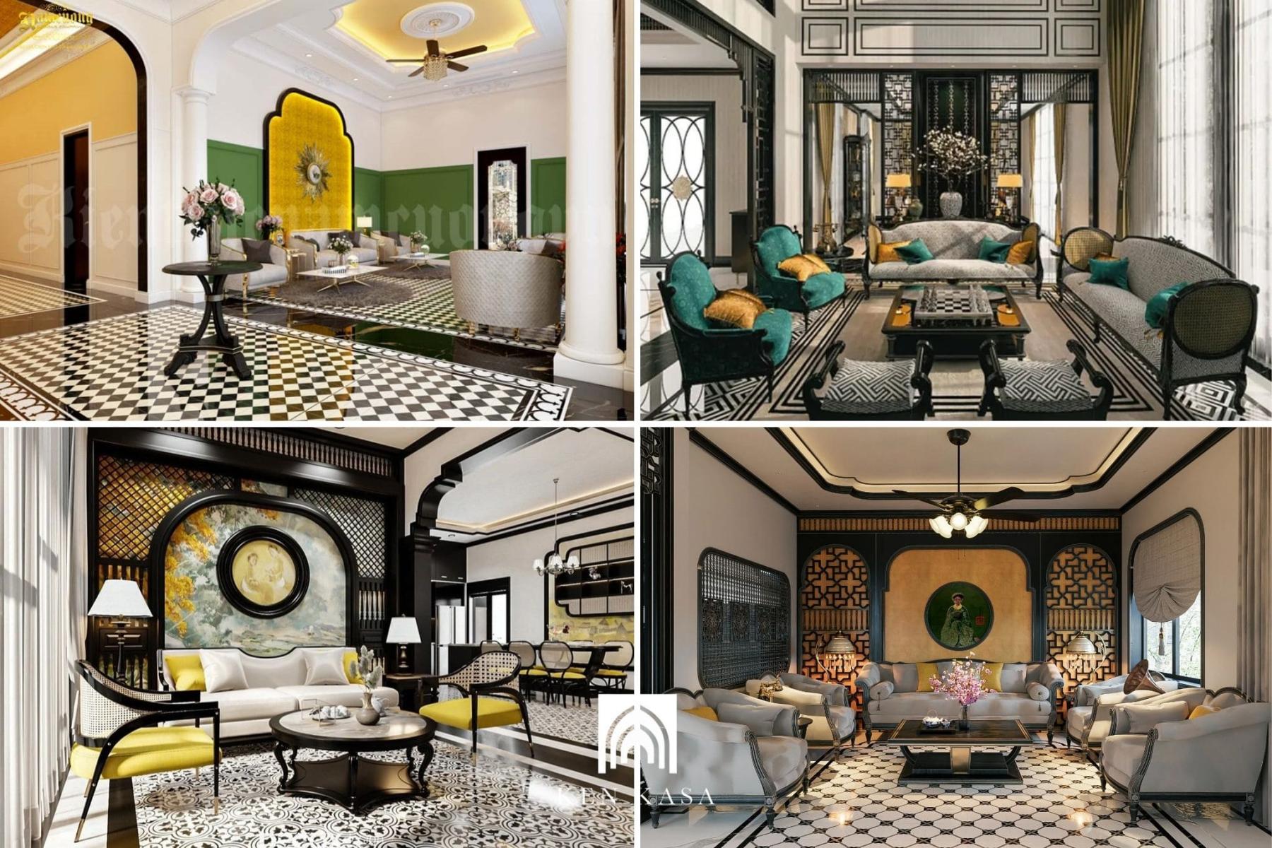 Thiết kế sảnh của phong cách Indochine