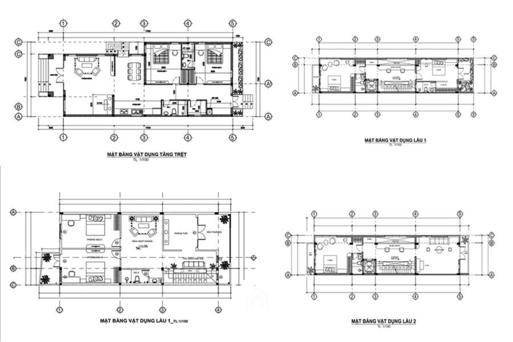 Tối ưu c&ocirc;ng năng tr&ecirc;n mặt bằng nh&agrave; ống hẹp v&agrave; s&acirc;u