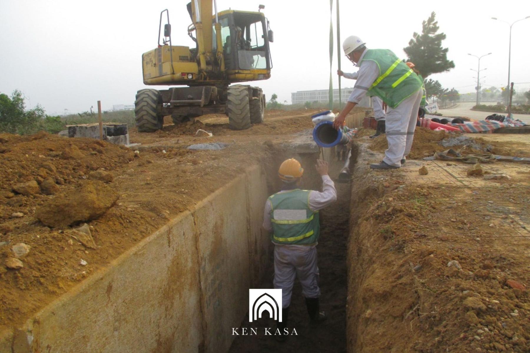 Chi ph&iacute; thi c&ocirc;ng nền cảnh quan v&agrave; hạ tầng kỹ thuật