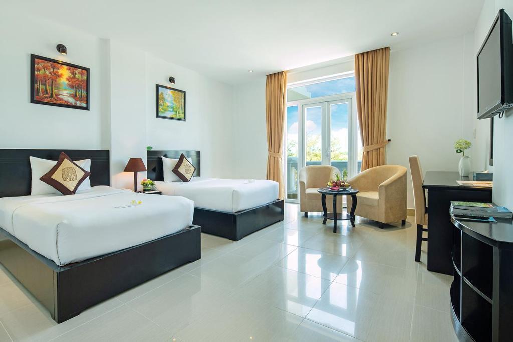 Review The Sailing Bay Beach Resort qua nét kiến trúc đặc trưng