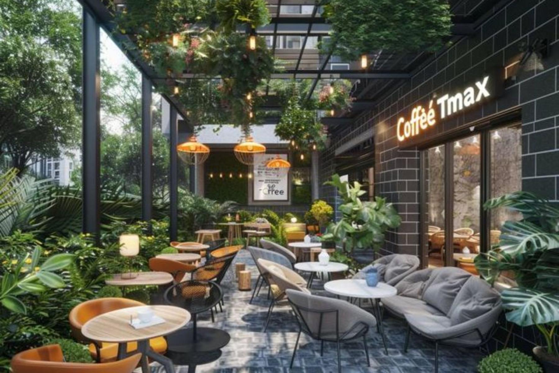 kinh nghiệm thiết kế quán cafe ven hồ