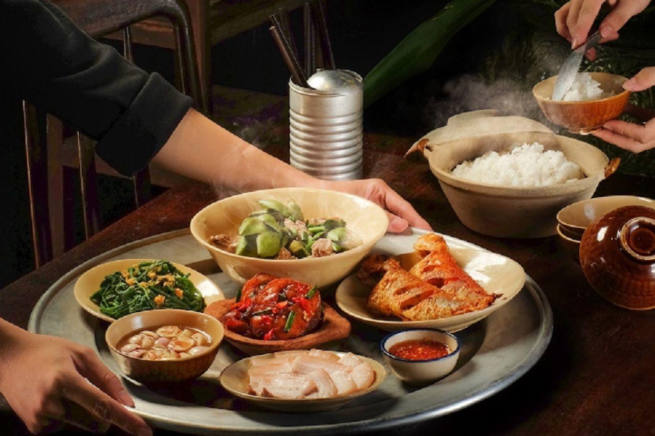 Mô hình nhà hàng cơm quê sang trọng