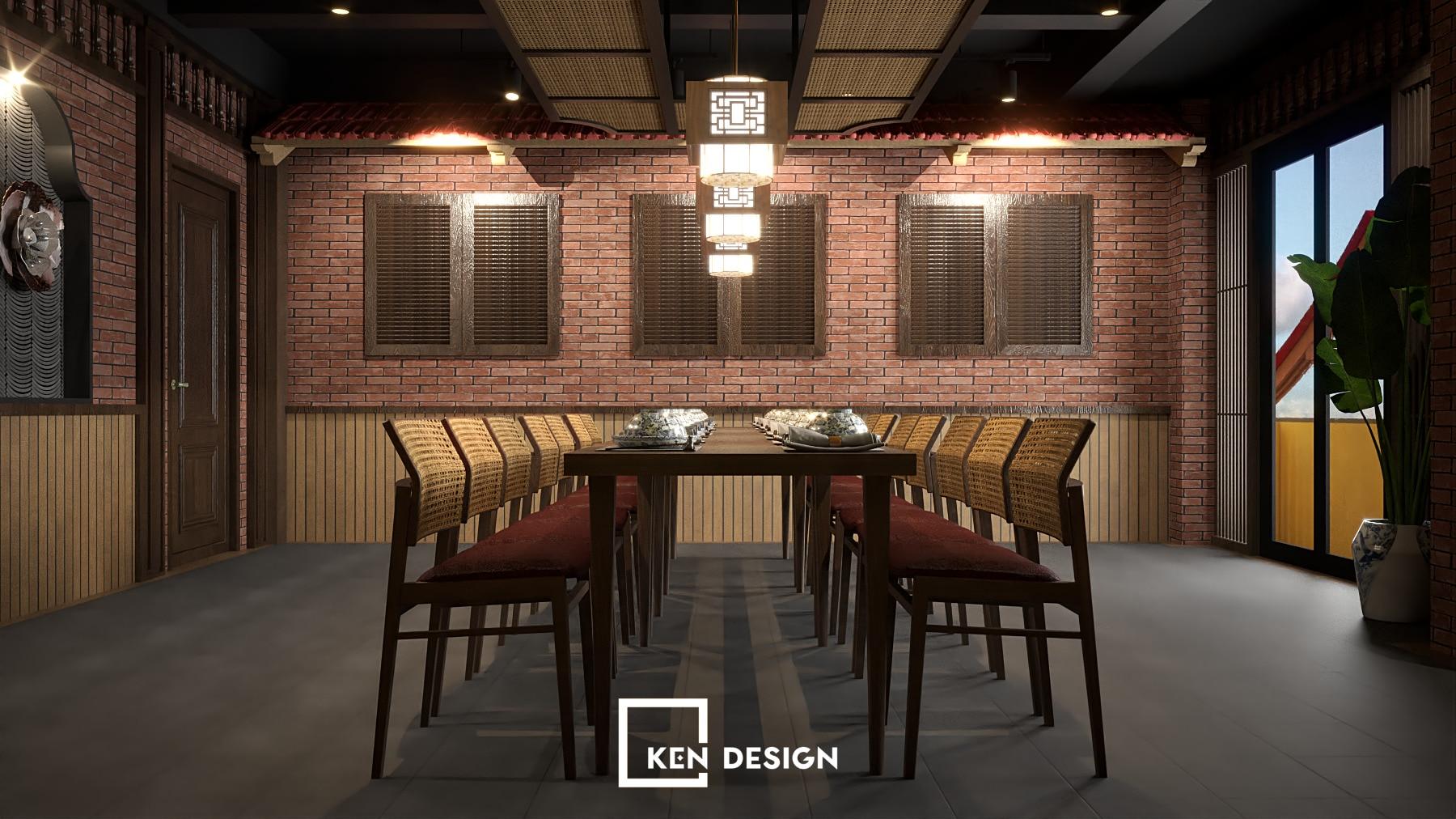 Mô hình nhà hàng cơm quê sang trọng