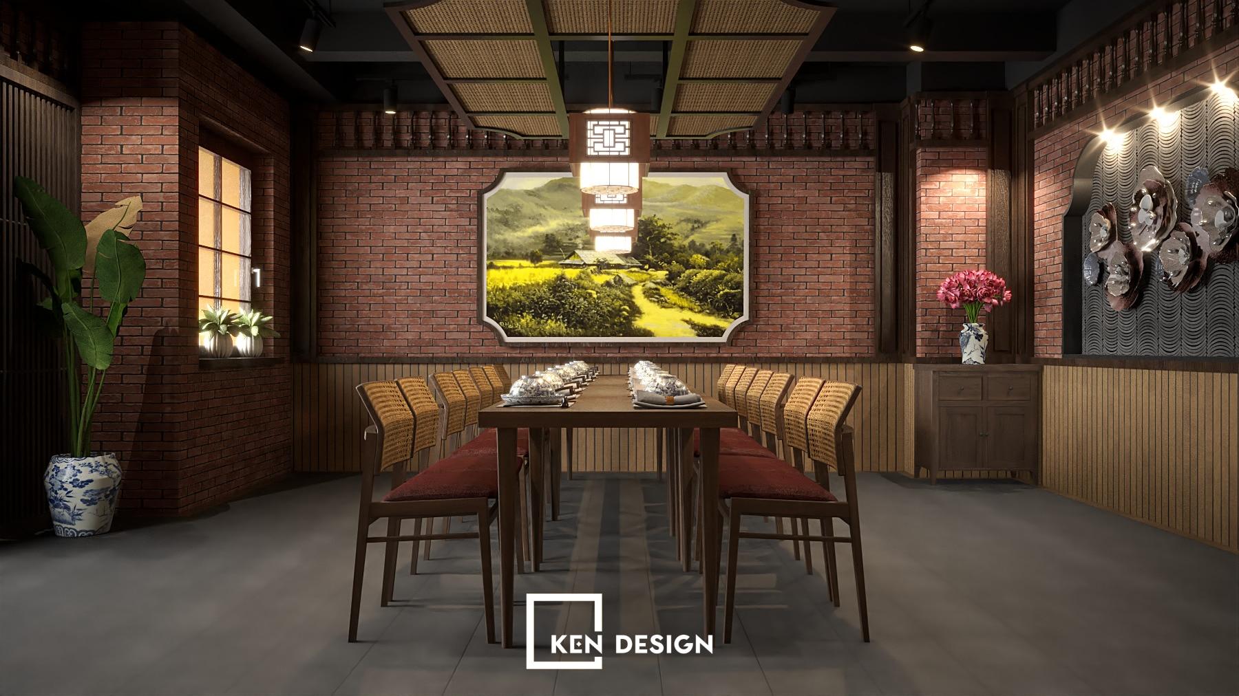 Mô hình nhà hàng cơm quê sang trọng