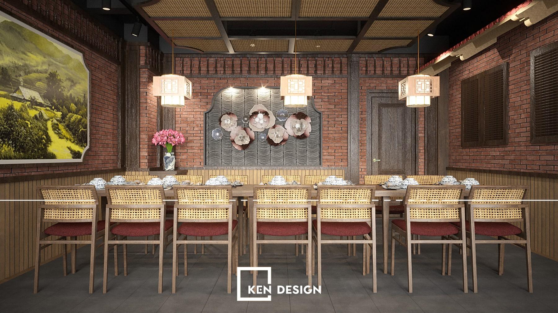 Mô hình nhà hàng cơm quê sang trọng