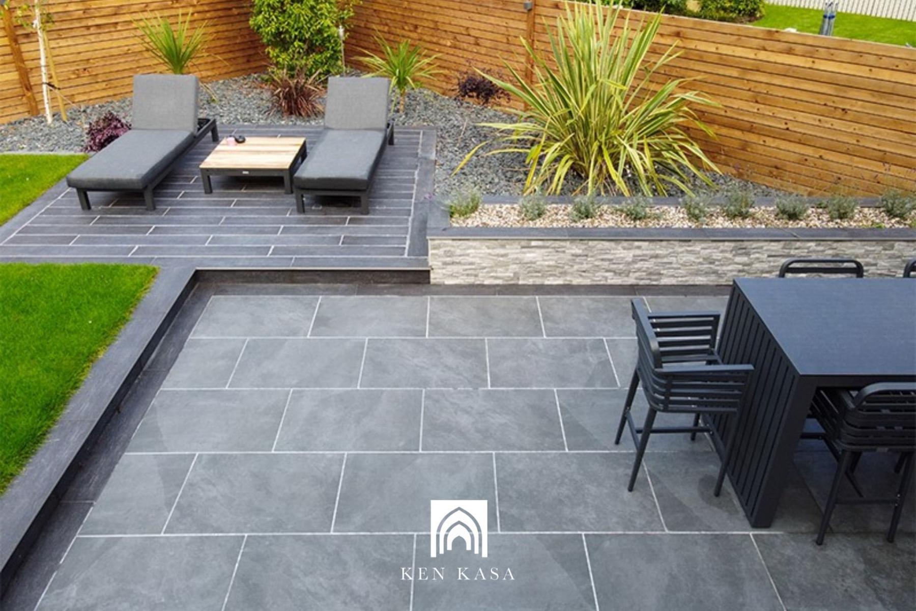 Đ&aacute; tự nhi&ecirc;n địa phương v&agrave; đ&aacute; bazan ốp th&ocirc;