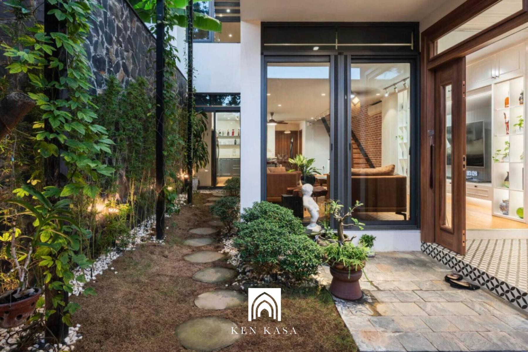 Đưa mảng xanh v&agrave;o nh&agrave; ống