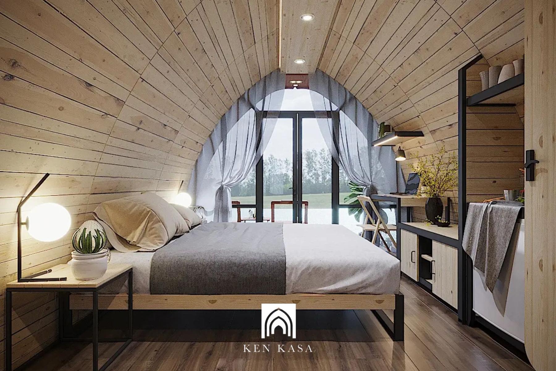 Thiết kế ph&ograve;ng ngủ homestay