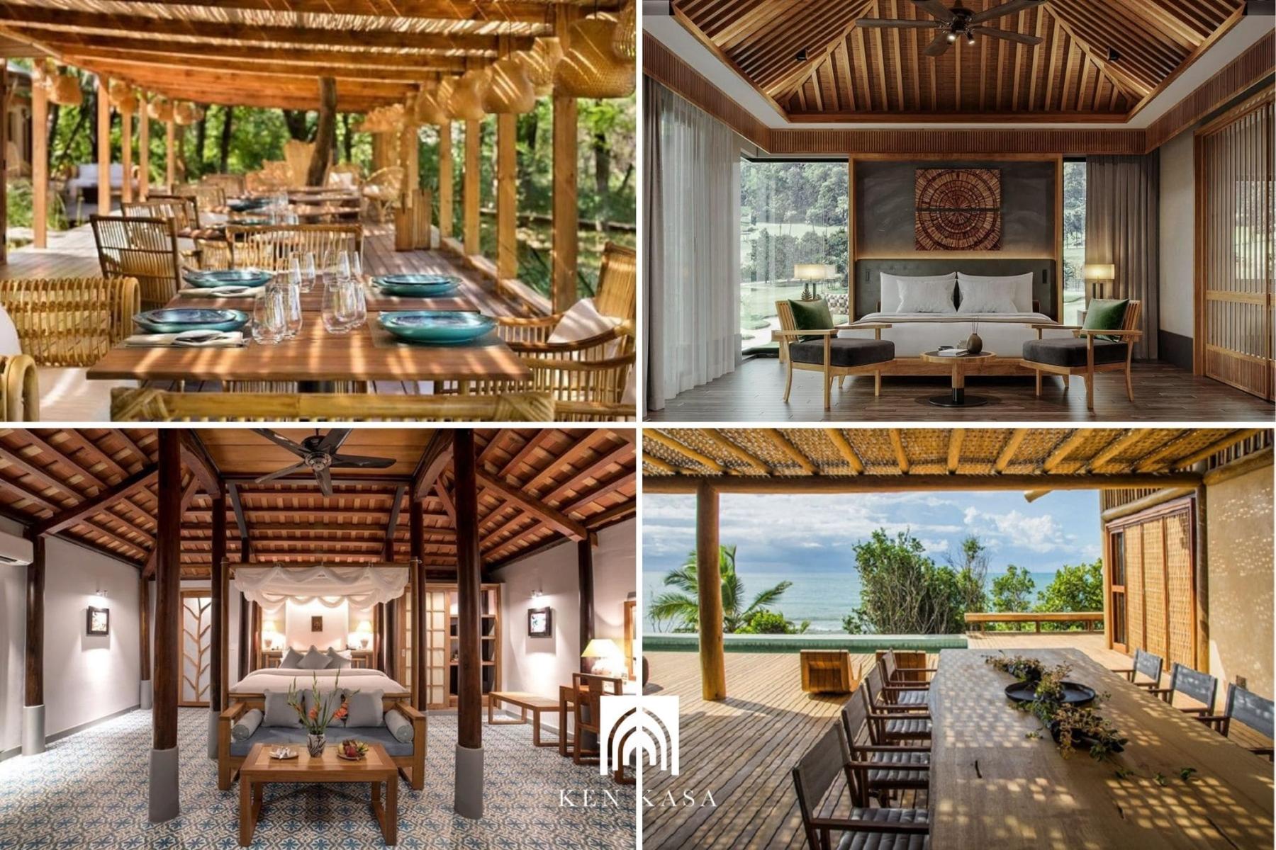 Ti&ecirc;u chuẩn thiết kế nh&agrave; resort về nội thất v&agrave; vật liệu