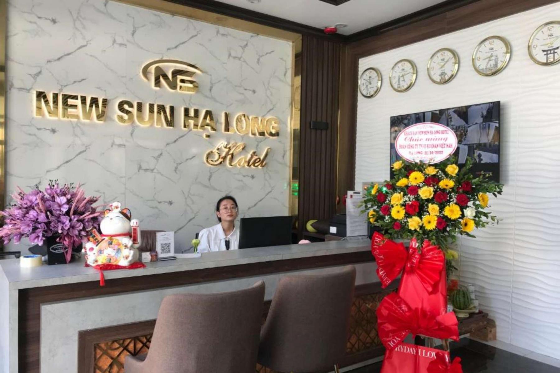 Không gian sảnh của New Sun Hạ Long Hotel