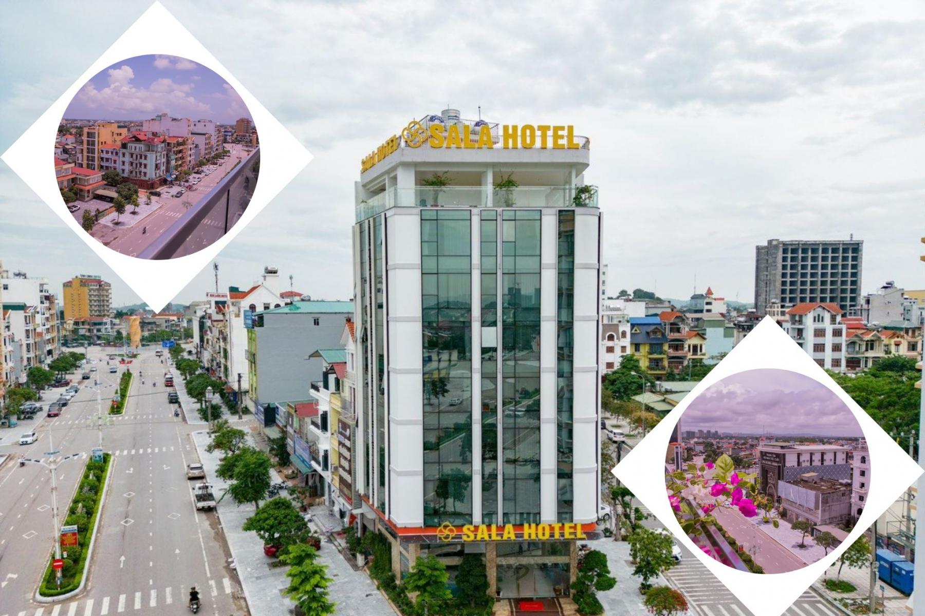 View toàn cảnh hướng ra thành phố Móng Cái của Sala Hotel