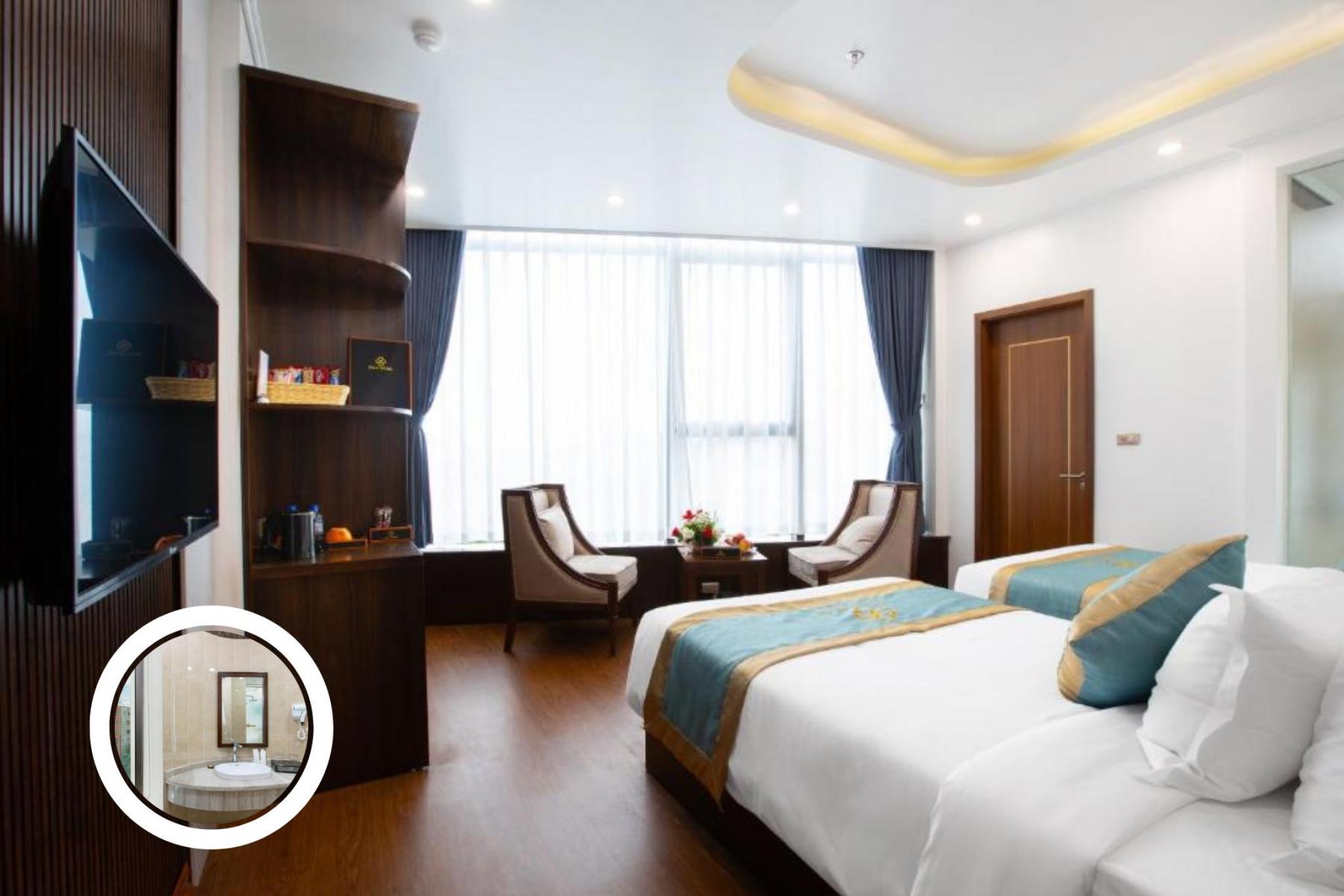 Đây là phòng căn hộ rộng rãi nhất của Sala Hotel Móng Cái