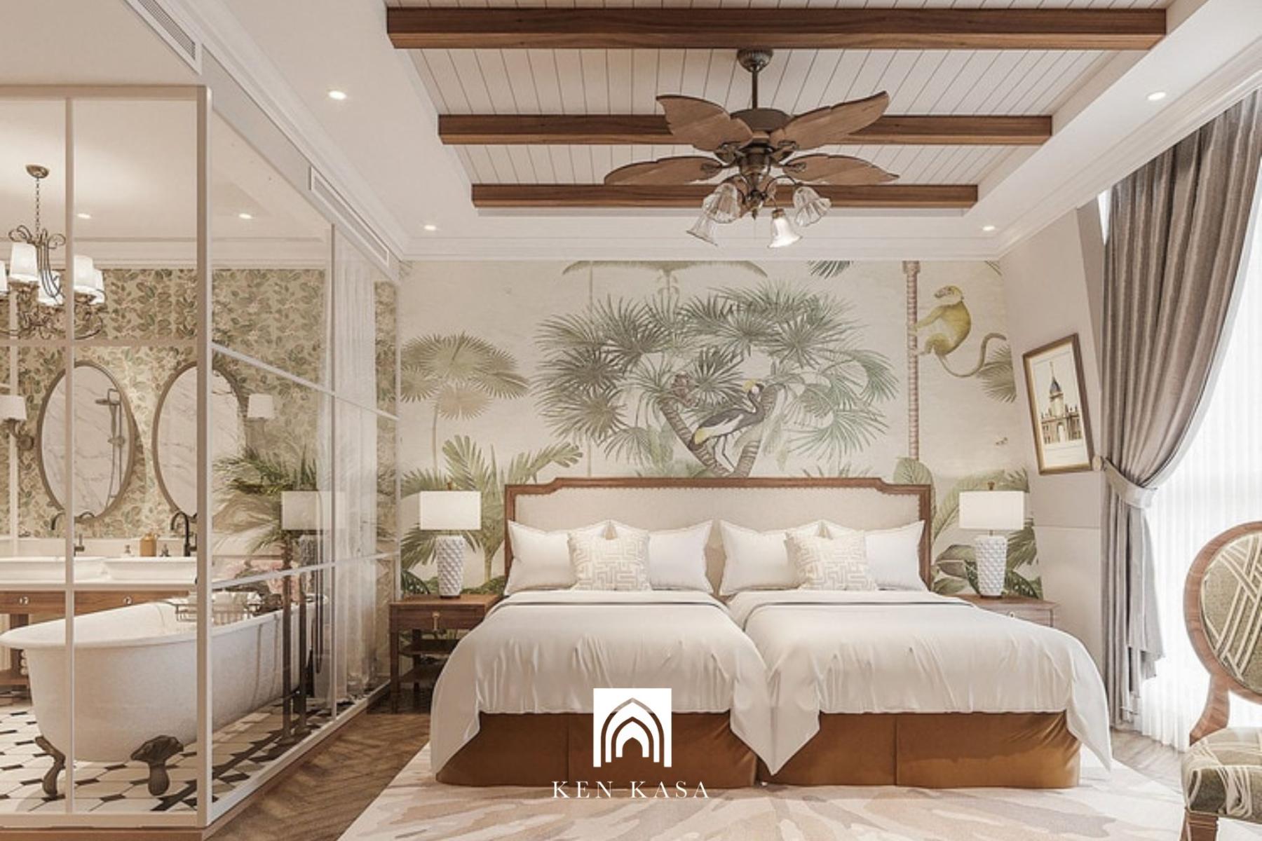 Tiêu chuẩn thiết kế nội thất phòng ngủ khách sạn 4 sao