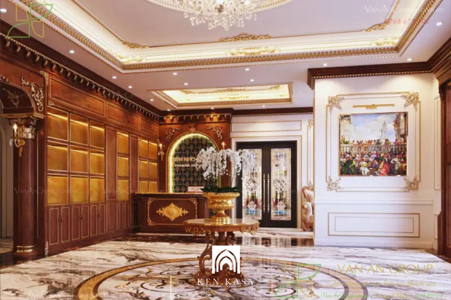 Tiêu chuẩn thiết kế nội thất sảnh khách sạn