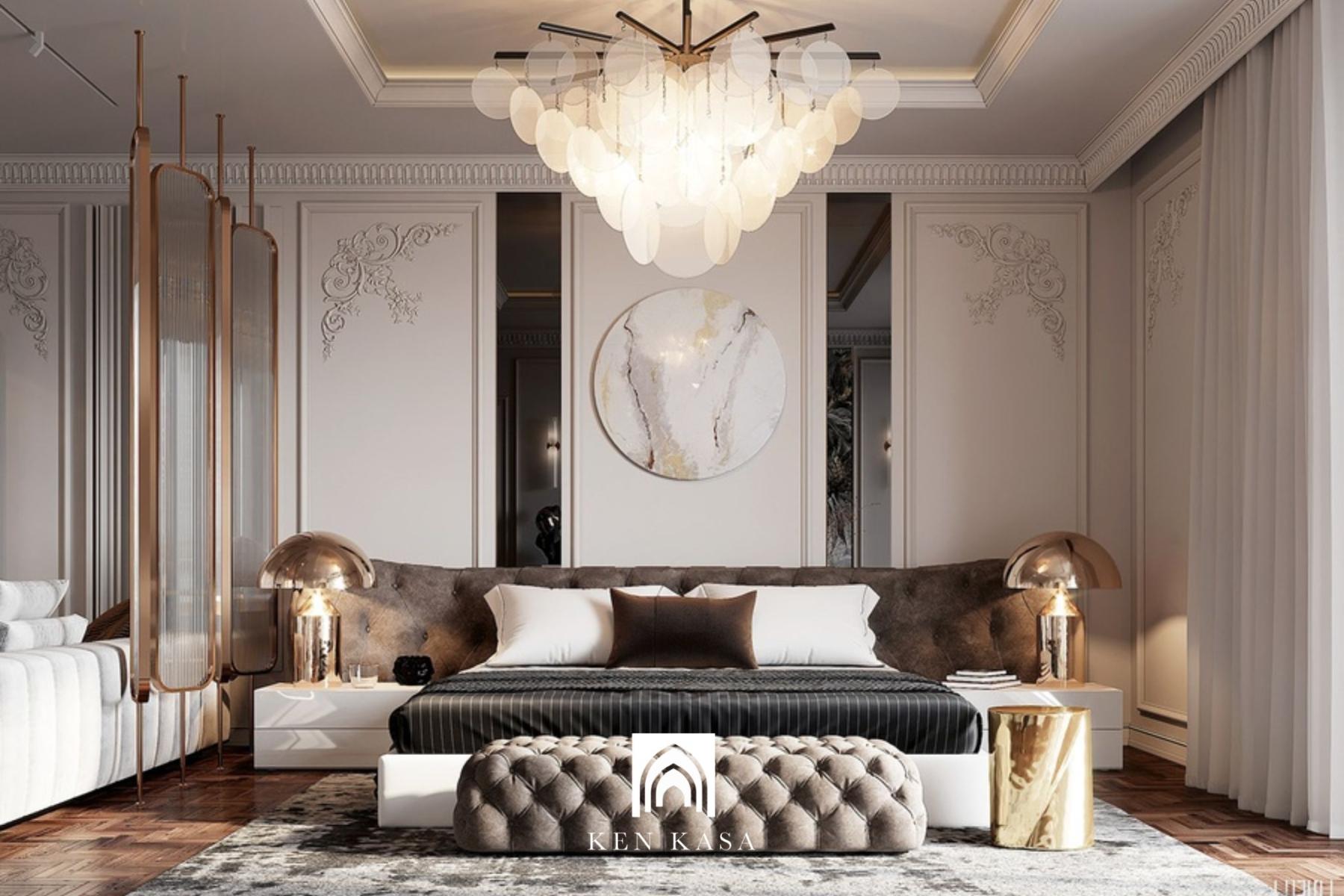 Xu hướng thiết kế phòng ngủ tân cổ điển 2026