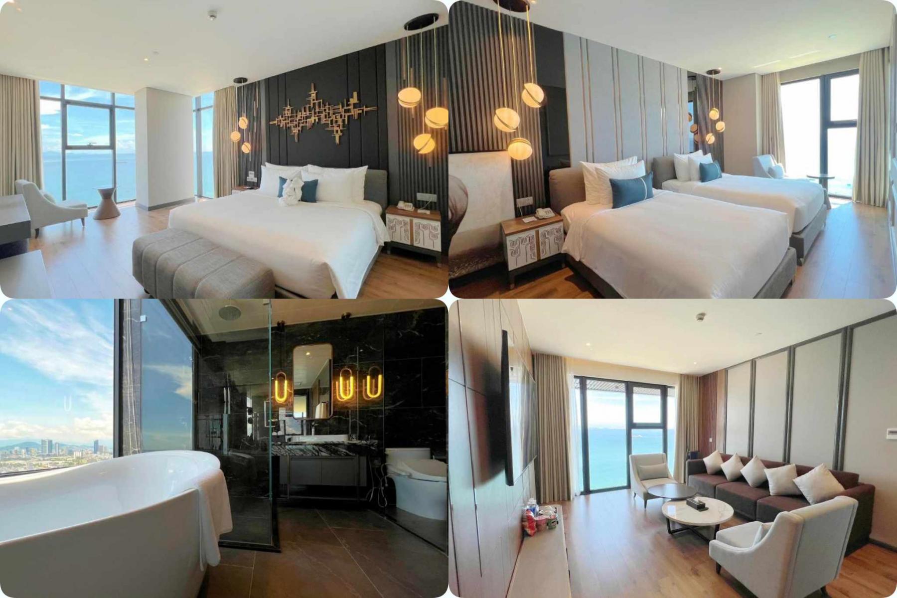 Không gian phòng peninsula suite của Peninsula Hotel Da Nang 