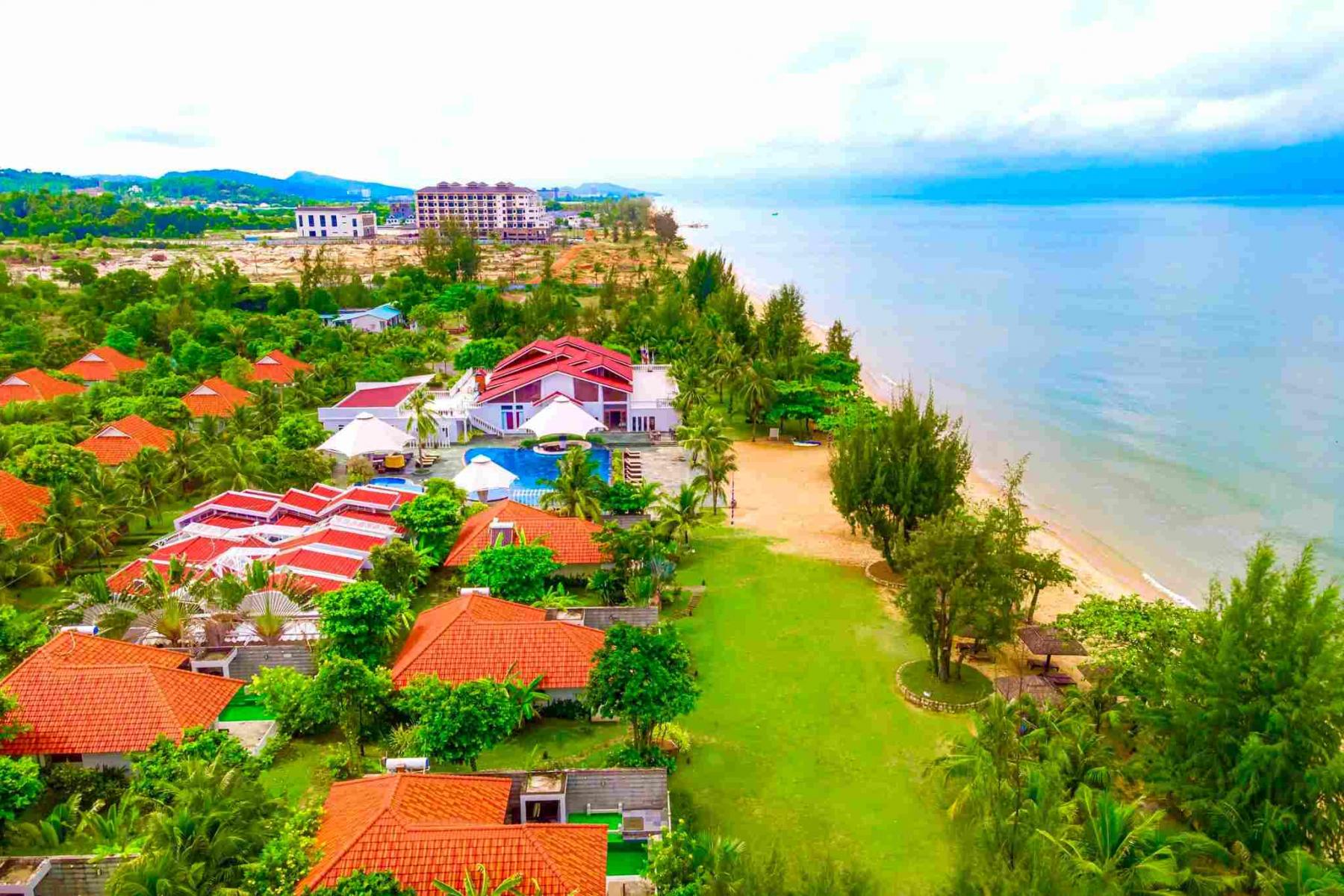 không gian ngoài trời tại Mercury Phú Quốc Resort & Villas