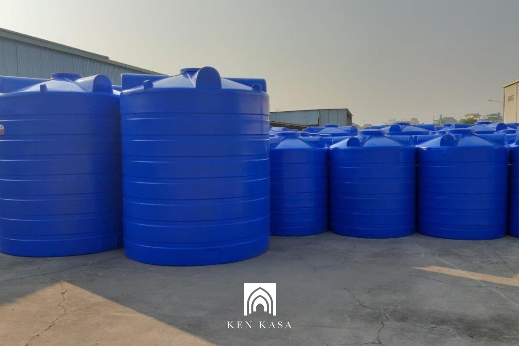 Bố trí bể chứa nước, máy bơm hoặc lưu lượng nước từ nguồn cấp bên ngoài 