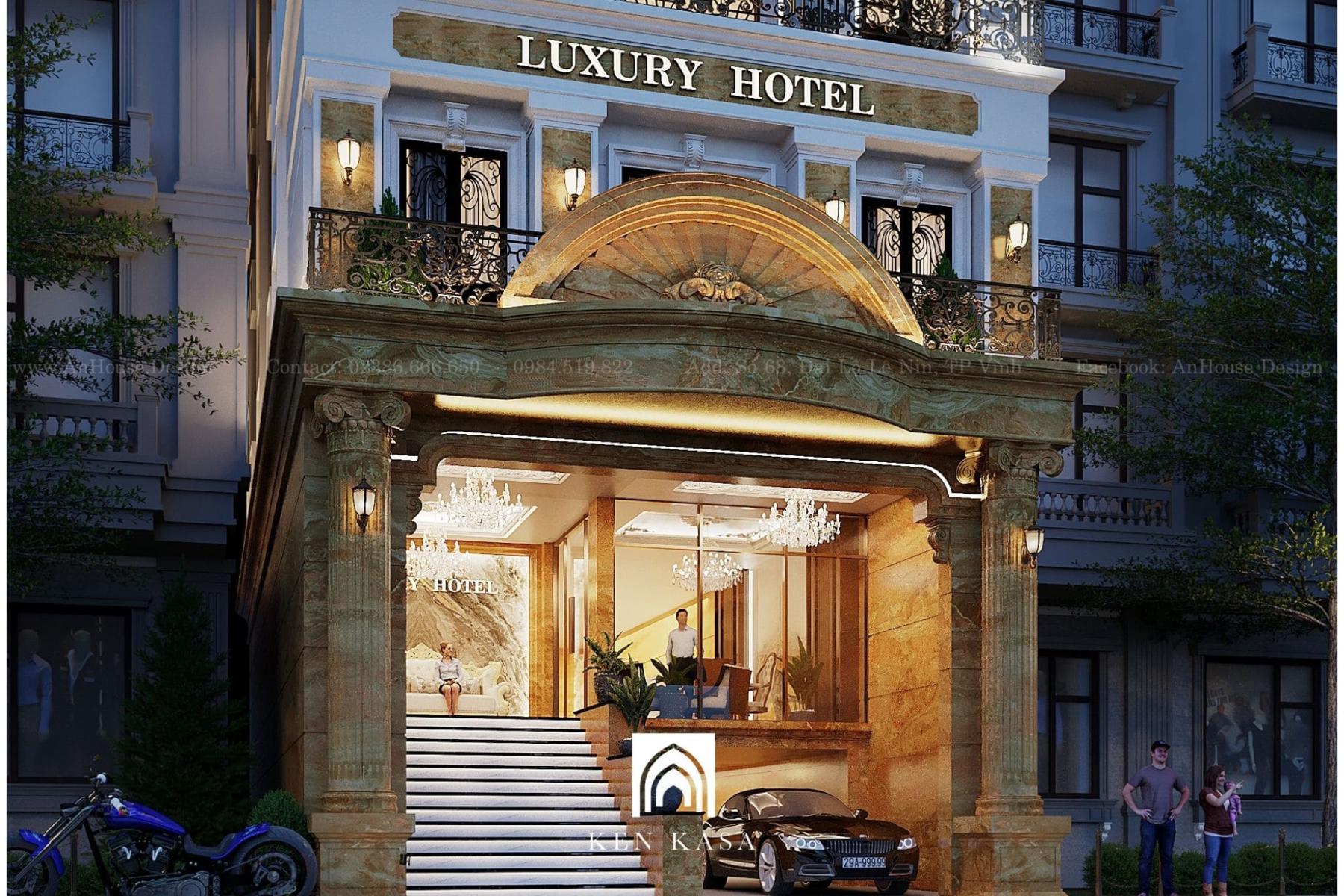 Thiết kế sảnh đón rộng thoáng, tạo không gian chuyên nghiệp