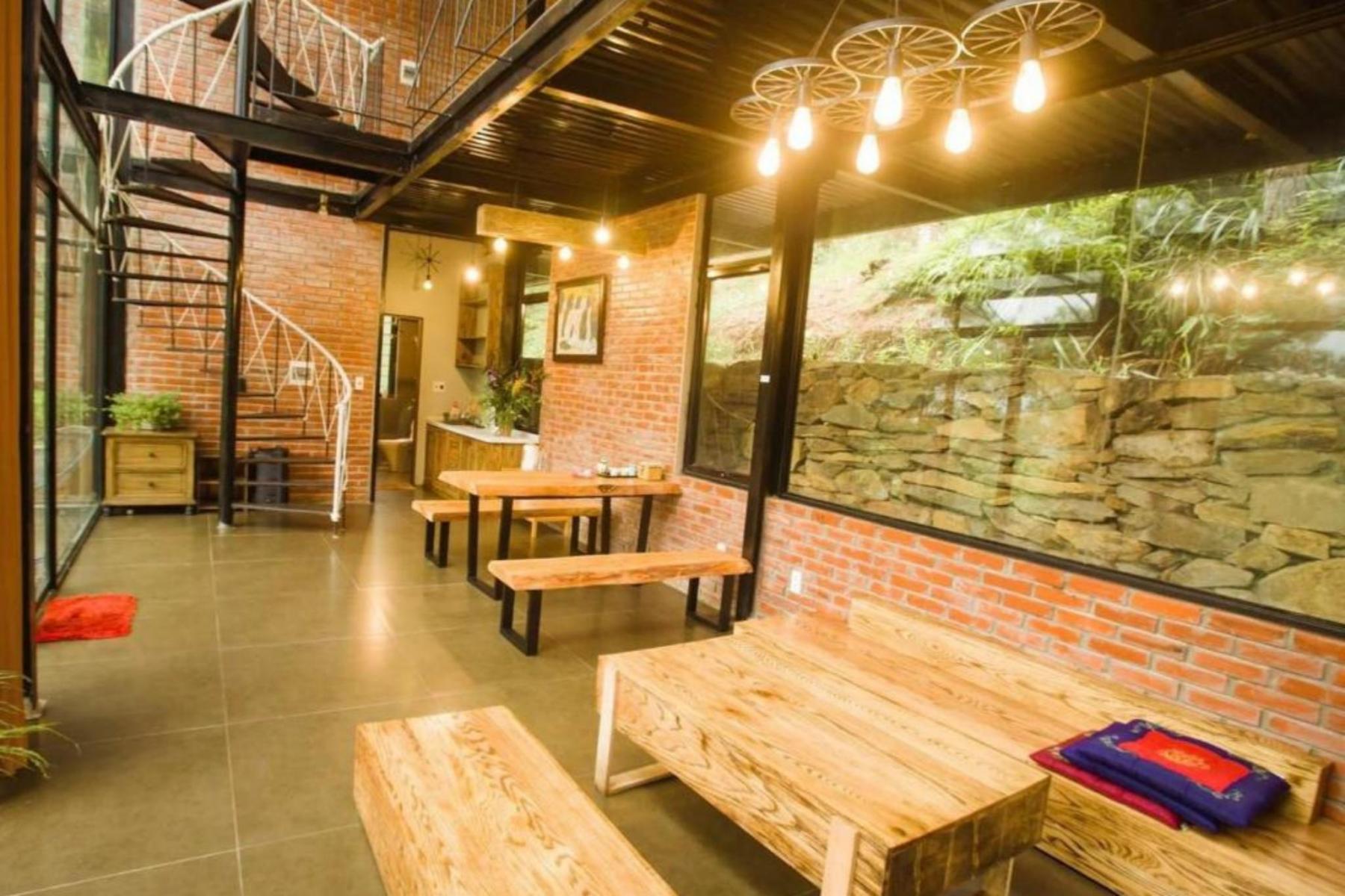 mẫu thiết kế homestay nhà vườn the moon light