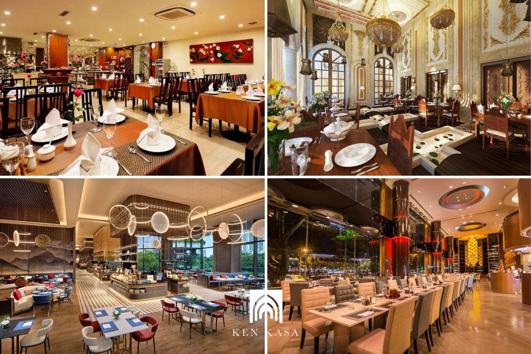 Hệ thống nhà hàng và khu ăn uống cần được bố trí gần bếp chính để tối ưu phục vụ