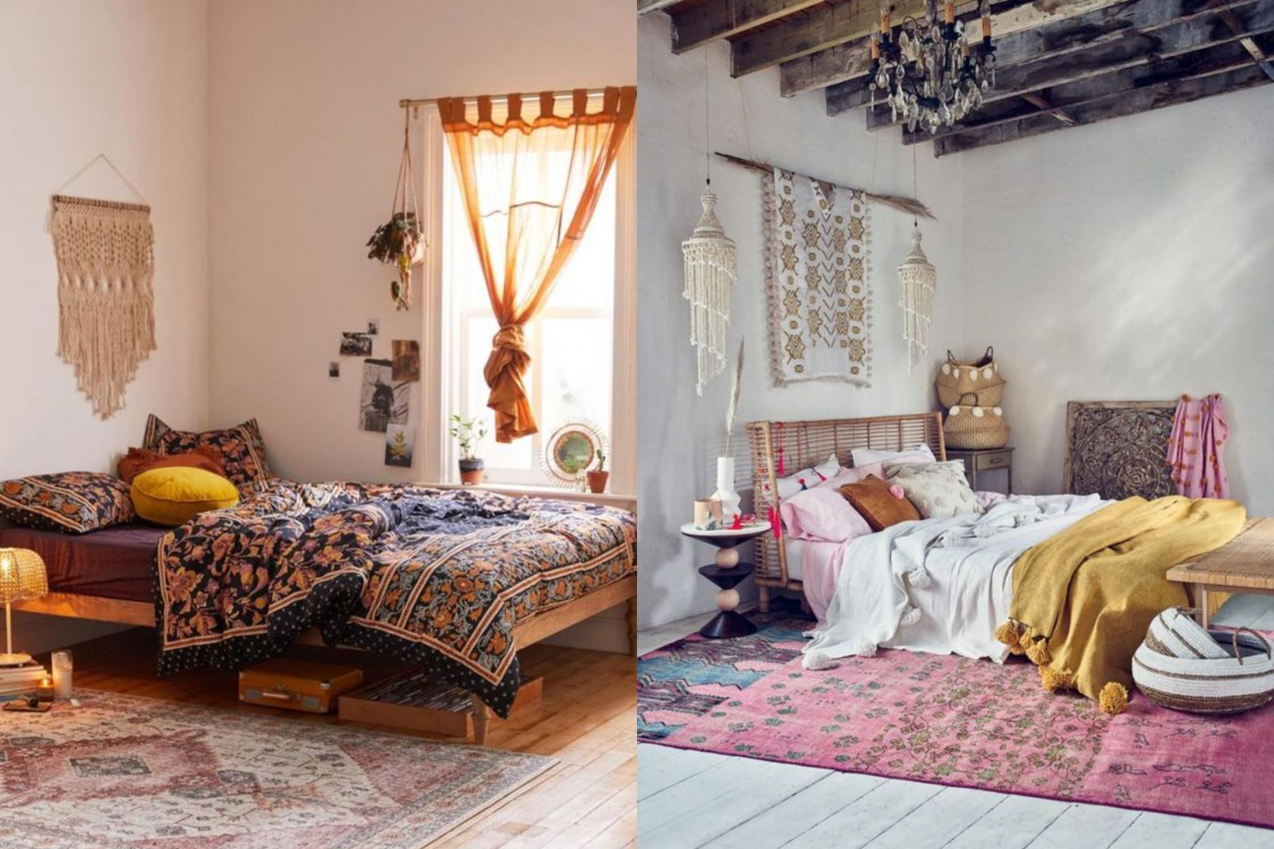 mẫu thiết kế nội thất homestay boho