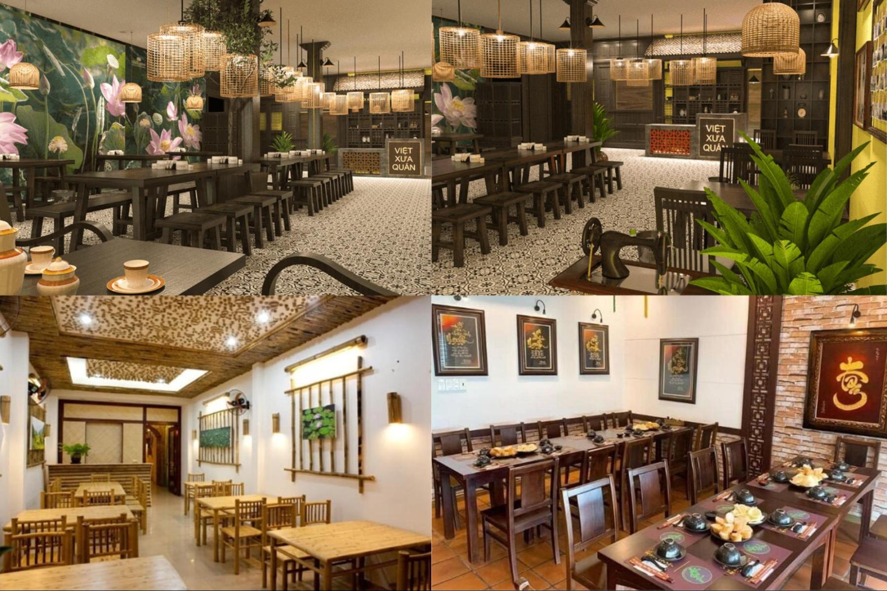 thiết kế nhà hàng chay